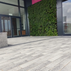 אומבריאנו 10X40 גרניט אפור לבן  רחובות